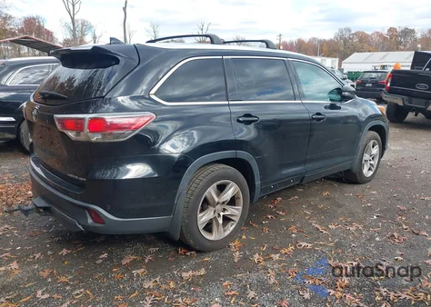2015 Toyota Highlander Limited Platinum V6 z USA, uszkodzony, nr VIN 5TDDKRFH0FS194273